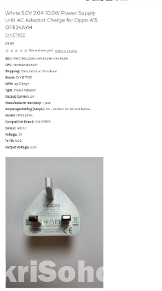 Oppo original adapter